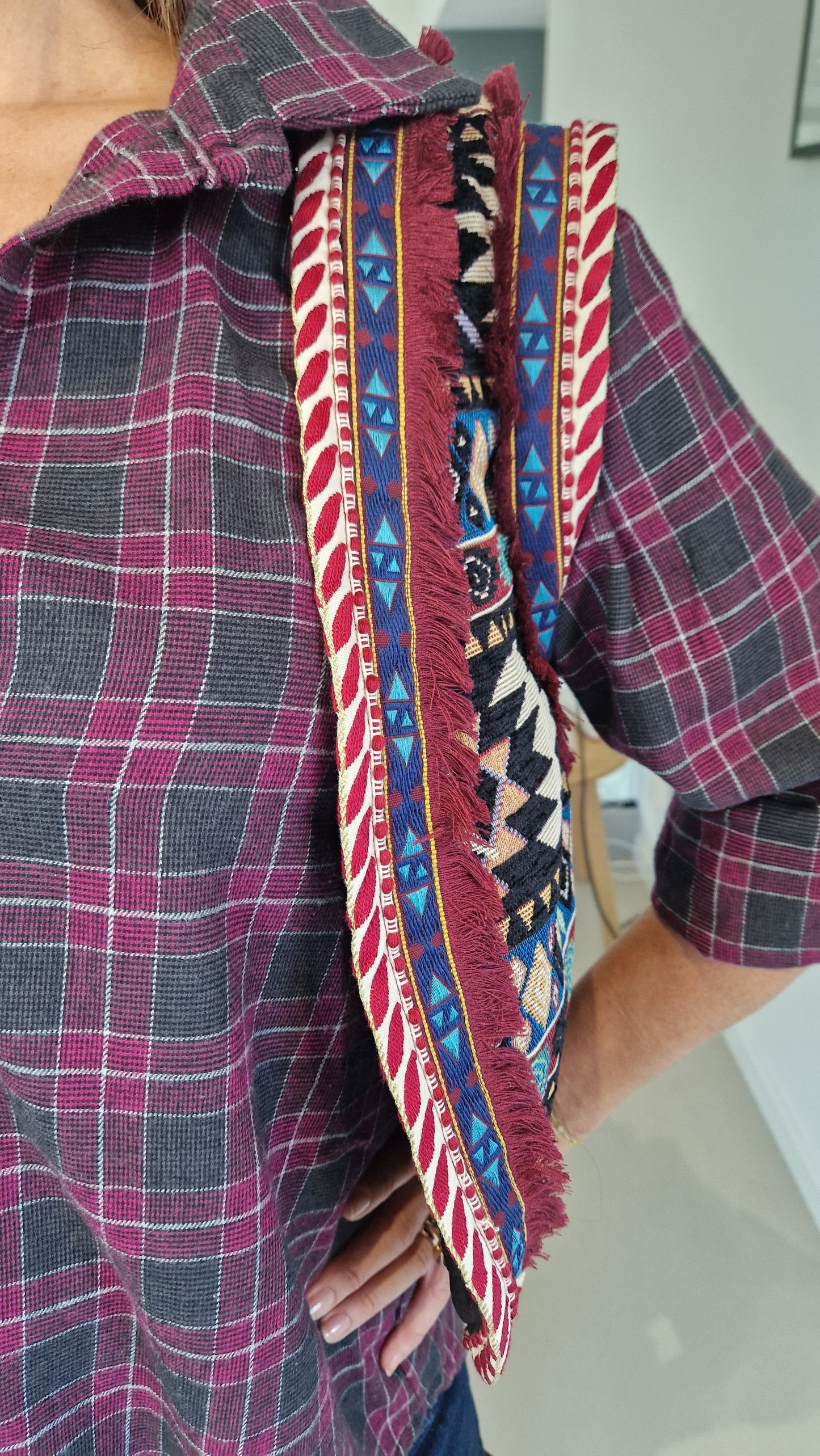Chemise à carreaux Ninette