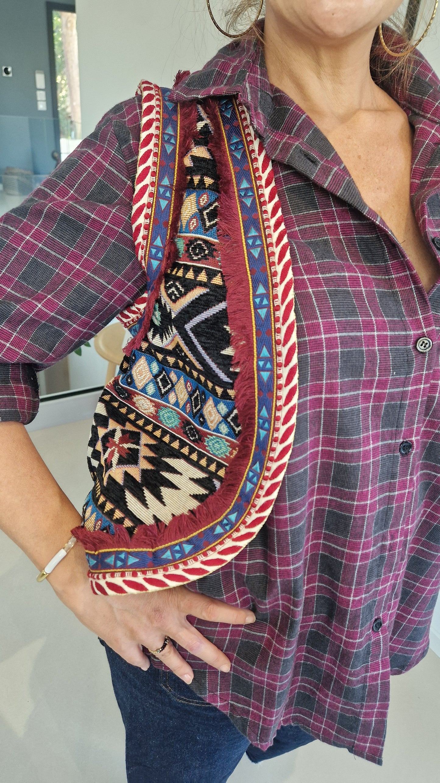 Chemise à carreaux Ninette