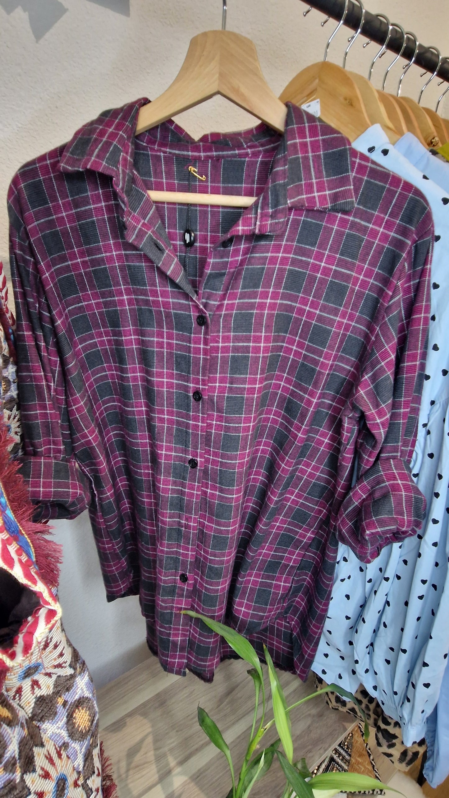 Chemise à carreaux Ninette